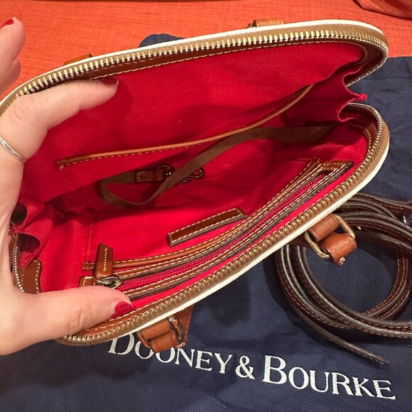 Dooney & Bourke Bitsy Pebble Grain Zip Zip Satchel - Picture 3 of 5